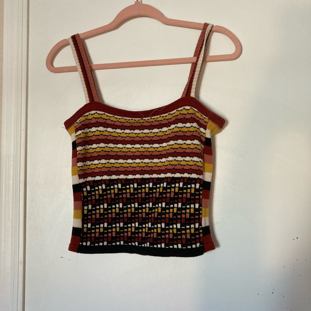 Knit crop top